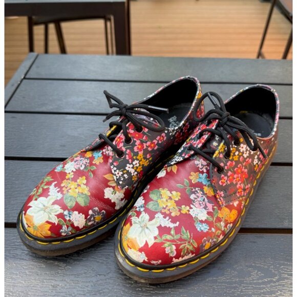 Dr. Martens shoes size 7 multi-flowers/colours - Picture 5 of 11